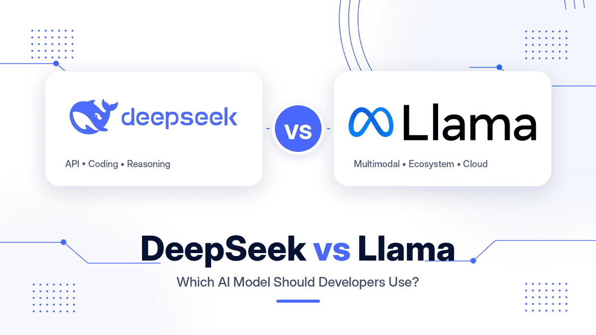 DeepSeek vs Llama comparison for developers in 2026